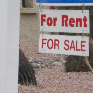 For Rent/For Sale Sign