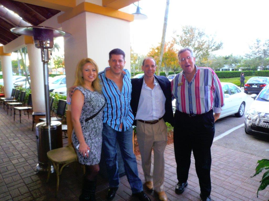 TTania Lombardi and guests of Weston Title & Escrow.