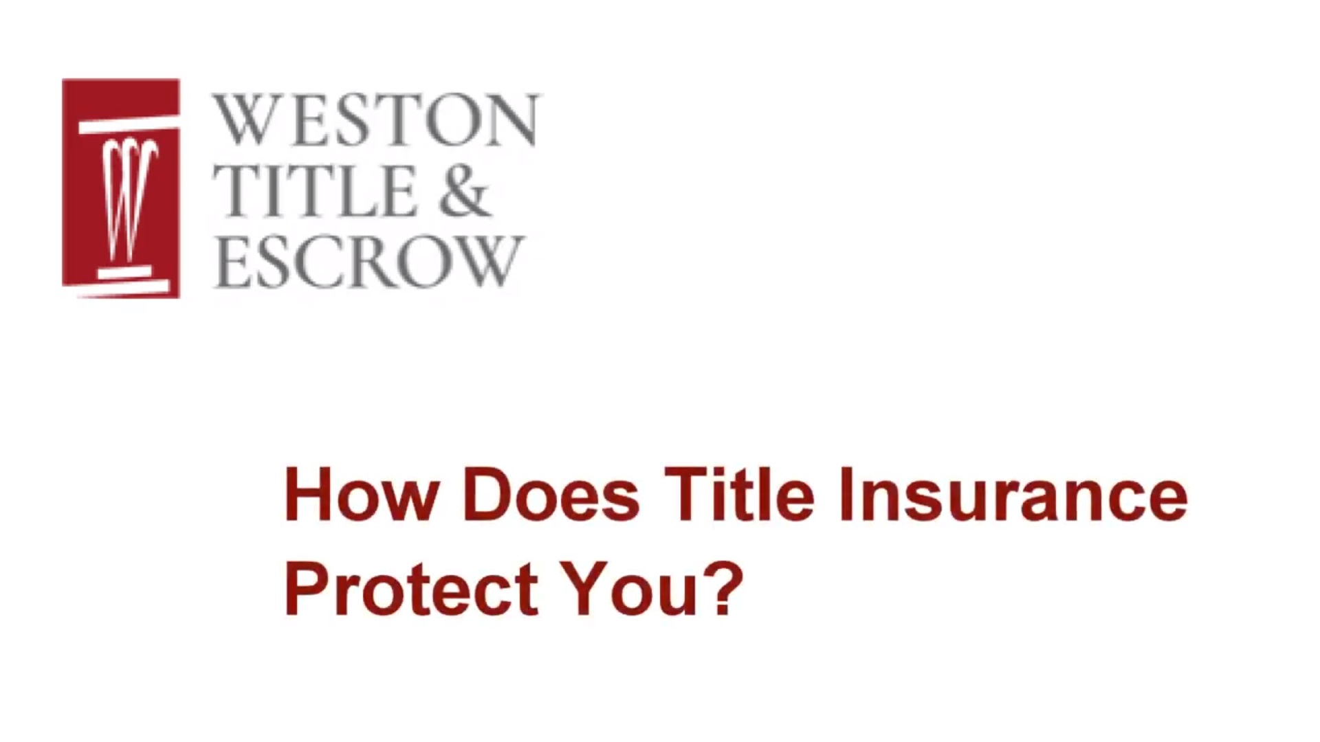 How does title insurance protect you?